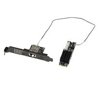 KALEA-INFORMATIQUE Tarjeta controladora de Red M2 RJ45 10G LAN 10 GIGABIT ETHERNET para Puerto PCIe M2, Llave M o B+M con AQUANTIA AQC113 CHIPSET