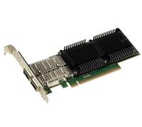 KALEA-INFORMATIQUE Tarjeta controladora de Red PCIe Gen 4.0 PC Dual 100G QSFP28 de 2 Puertos con chipset Intel E810. Compatible con 100GbE, 50GbE, 25GbE, 10GbE, RDMA y ADQ.
