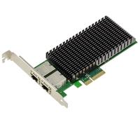 KALEA-INFORMATIQUE Tarjeta controladora de Red PCIe Gen 4.0 x4 con Doble LAN Ethernet RJ45 de 10G, 5G, 2,5G y 1G, 2 Puertos, con chipset Intel E610-XT2