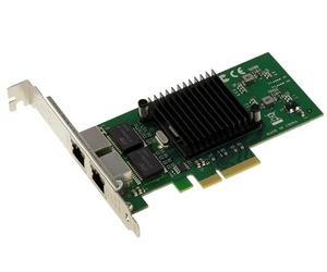 Kalea-Informatique Tarjeta controladora de Red PCIe x4 2 Puertos Gigabit Ethernet Dual con chipset Intel 82576