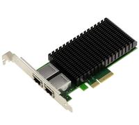 Kalea-Informatique - Tarjeta controladora de Red PCIe x4 con 2 Puertos RJ45 de 10 Gigabit Ethernet con chipset Intel X550 10G
