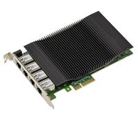 KALEA-INFORMATIQUE Tarjeta controladora de Red PCIe x4 con 4 Puertos RJ45 de 5 Gigabits, Power Over Ethernet (PoE+) de 30 W por Puerto y chipset Realtek RTL8126