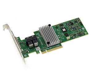 KALEA-INFORMATIQUE Tarjeta controladora Interna PCIe 3.0 SAS 12GB de 8 Puertos con Raid 0 1 5 10 50 JBOD. Modelo LSI OEM 9340-8i. Alto y Bajo Perfil, Ref H3-25499-04002