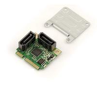 KALEA-INFORMATIQUE Tarjeta controladora Mini PCI Express de 2 Puertos SATA 3.0 con chipset ASM1061R y Soporte Raid