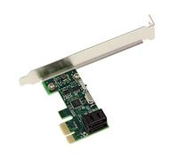 KALEA-INFORMATIQUE Tarjeta controladora PCI Express PCIe x1 de 2 Puertos para Discos Duros SATA. Formato Compacto, con chipset ASM1061. Perfil Alto y bajo.