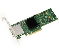 Kalea-INFORMATIQUE Tarjeta controladora PCIe 2.0 SAS de 6 GB con 8 Puertos internos. Modelo OEM SAS 2008 con Soportes de Perfil Alto y bajo.
