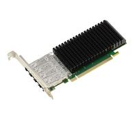KALEA-INFORMATIQUE Tarjeta controladora PCIe de 4 Puertos 10G SFP+ y 25G SFP28 Fibre Ethernet LAN con chipset Intel E810