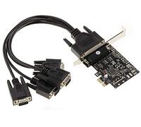 KALEA-INFORMATIQUE - Tarjeta Controladora Serie RS232 de 4 Puertos PCI Express (PCIE) sobre Octopus - Chipset ASIX MOSCHIP 99100
