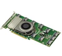 Kalea-Informatique Tarjeta controladora Tipo Switch PCIe 4.0 con 10 Puertos SFF-8654 8i para controlar hasta 20 SSD NVMe o 5 Tarjetas gráficas, Chipset Broadcom PEX88096.