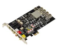 KALEA-INFORMATIQUE Tarjeta de Sonido Digital HiFi Pro PCI Express Cmedia CM6635 con DAC ESS9038Q2M. Salidas de Auriculares, balanceadas en Jack de 6,5 mm, RCA x2, Digitales x2 en SPDIF y RCA