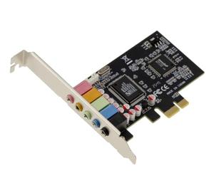 KALEA-INFORMATIQUE Tarjeta de Sonido PCI Express de 5.1 Canales con CMedia CMI8738/PCI-SX y chipset ASM1083 - PCIe x1, Perfil Alto y bajo