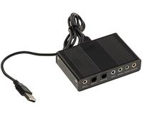 KALEA-INFORMATIQUE Tarjeta de Sonido USB Externa: Sonido 5.1 de 6 Canales con Entrada y Salida Digital SPDIF