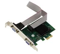 Kalea-Informatique - Tarjeta gráfica de 2 puertos VGA 1080p en puerto PCIe x1 con chipset Silicon Motion SM750