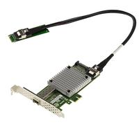 KALEA-INFORMATIQUE Tarjeta M2 1 Puerto de Red Fibra SFP+ 10G 10 GIGABIT ETHERNET para Puerto M.2 M Key, con chipset Intel JL82599EN. Conexión SFF-8087 40 cm.