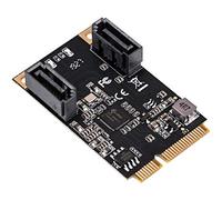 KALEA-INFORMATIQUE Tarjeta MiniPCIe SATA 6GBps - Formato Full Size. Mini PCIe 3.1 con chipset JMB582
