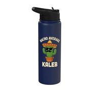 Kaleb Gifts - Nombre personalizado divertido de cumpleaños Stainless Steel Insulated Water Bottle
