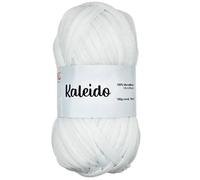 KALEIDO de Mondial. Ovillo de color blanco Cod.503