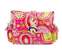 Kalencom - Bolsa de 11 pulgadas con hebilla de Midi recubierta, algodón de cachemira gitana