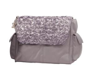 Kalencom - Set de bolso cambiador, color plateado