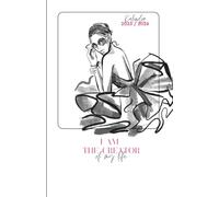 Kalender 2025/2026 I AM THE CREATOR OF MY LIFE, FASHION/MODE, 18 Monats-Planer, Wochenkalender, Alchemie Journal, Blumen und Mode/Fashion Ausmalbuch, Affirmationen