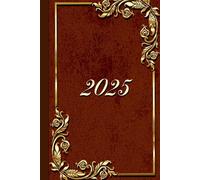 Kalender 2025 Zitate / Sprüche Wochenkalender Wochenplaner A5 - hochwertiges Hardcover: Stilvoll, elegant im Vintage-Stil in Leder-Optik und gold gestalteter Planer für Ihre Termine.