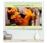 Kalender 2026 der Nepal Kinderhilfe e.V. (hochwertiger Premium Wandkalender 2026 DIN A2 quer), Kunstdruck in Hochglanz: Nepals Dorfleben