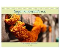 Kalender 2026 der Nepal Kinderhilfe e.V. (Tischkalender 2026 DIN A5 quer), CALVENDO Monatskalender: Nepals Dorfleben