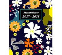 Kalender 2027 2028 monatsplaner a4: 24 Monate Buchkalender von Januar 2027 ezember 2028 | 2 Jahres Terminplaner mit Feiertagen - 1 Monat auf 2 Seiten