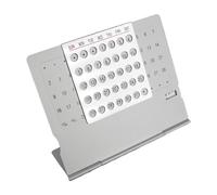 Kalender,Metall Wiederverwendbar Verstellbarer Datums- Und Monatsanzeiger - Aprox. 10.5 X 8.7 XKalender Für Schulbedarf Und Bürozubehör - Für Raumdekoration, Homeoffice, Schule, Wohnung, Neujahr,