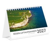Kalender Rügen Luftaufnahmen kompakt 2027: | 21 x 15 cm | weißes Kalendarium
