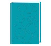 Kalenderbuch A6 blau 2027: Praktischer Planer für den Alltag mit Wochen-Kalendarium. Taschenkalender in ruhigem Blau mit Platz für Termine und Notizen im Format 11,5 x 16,3 cm
