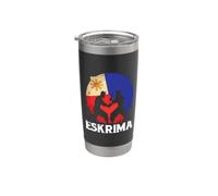 Kali, Arnis, Escrima Pinoy Vaso térmico de acero inoxidable de doble pared