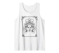 Kali Goddess Deity Indian Hinduism Yoga Design Camiseta sin Mangas