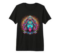 Kali Ma Diosa Hindú De La Muerte Madre Hindú Guerrero Feroz Camiseta Premium