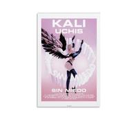 Kali Uchis - Sin Miedo Lienzo Póster Decoración Pintura Sala de Estar Póster Niña Dormitorio Pintura Arte de Pared Pintura Moderno Hogar Boy Decoración de Habitación Impresión Pintura 24 x 36 Pulgadas