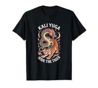 Kali Yaga Ride The Tiger Tradicionalista Sabiduría Lema Camiseta