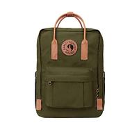 KALIDI- Mochila Unisex de Estudiante, Mochila Escolar del Ordenador Portátil 15 Pulgadas,Bolso Portátil Resistente Vintage, Verde Oscuro
