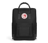 KALIDI- Mochila Unisex de Estudiante, Mochila Escolar del Ordenador Portátil,Bolso Portátil Resistente Suave, Negro 1