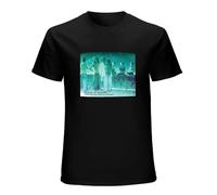 KALIKADUO Boards of Canada Unisex 100% Cotton Short-Sleeve T-Shirts Black M
