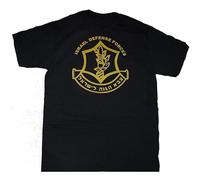 KALIKADUO IDF Zahal Israel Military Army Defense Forces Unisex O-Neck 100% Cotton Short-Sleeve T-Shirts Black XXXL