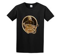 KALIKADUO Kenny Rogers Unisex 100% Cotton Short-Sleeve T-Shirts Black XXXL