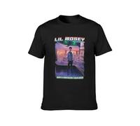KALIKADUO Lil Mosey Certified Hitmaker North American Tour Unisex 100% Cotton Short-Sleeve T-Shirts Black M