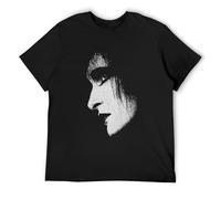 KALIKADUO Siouxsie Sioux Unisex 100% Cotton Short-Sleeve T-Shirts Black L