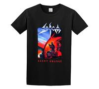 KALIKADUO Sodom Band Agent Orange Album Cover Art Unisex 100% Cotton Short-Sleeve T-Shirts Black XXL