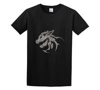 KALIKADUO The Skillet Monster Unisex 100% Cotton Short-Sleeve T-Shirts Black XXXL