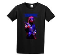 KALIKADUO Tony Iommi Geldof Photo Unisex 100% Cotton Short-Sleeve T-Shirts Black L