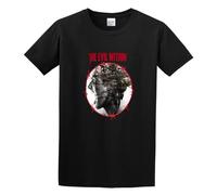 KALIKADUO Toomii The Evil Within Cover Poster Unisex 100% Cotton Short-Sleeve T-Shirts Black L