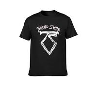 KALIKADUO Twisted Sister were Not Gonna Take It Unisex 100% Cotton Short-Sleeve T-Shirts Black XXL