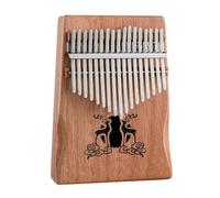 Kalimba 17 Keys Kalimba Professional Finger Piano Full Wood Wood Chapa De Caoba 17 Llaves Piano Instrumento Para Principiantes(Wood)
