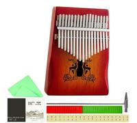 Kalimba 17 Teclas De Madera Calimba Pulgar Piano Teclado De Caoba Instrumento Con Accesorios De Cancionero Piano De Dedos(Style 5)